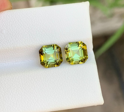 Chartreuse yallow tourmaline - chartreuse,