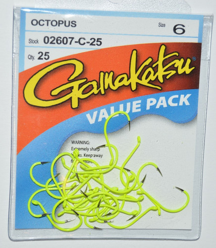 Gamakatsu octopus hook size - gamakatsu,